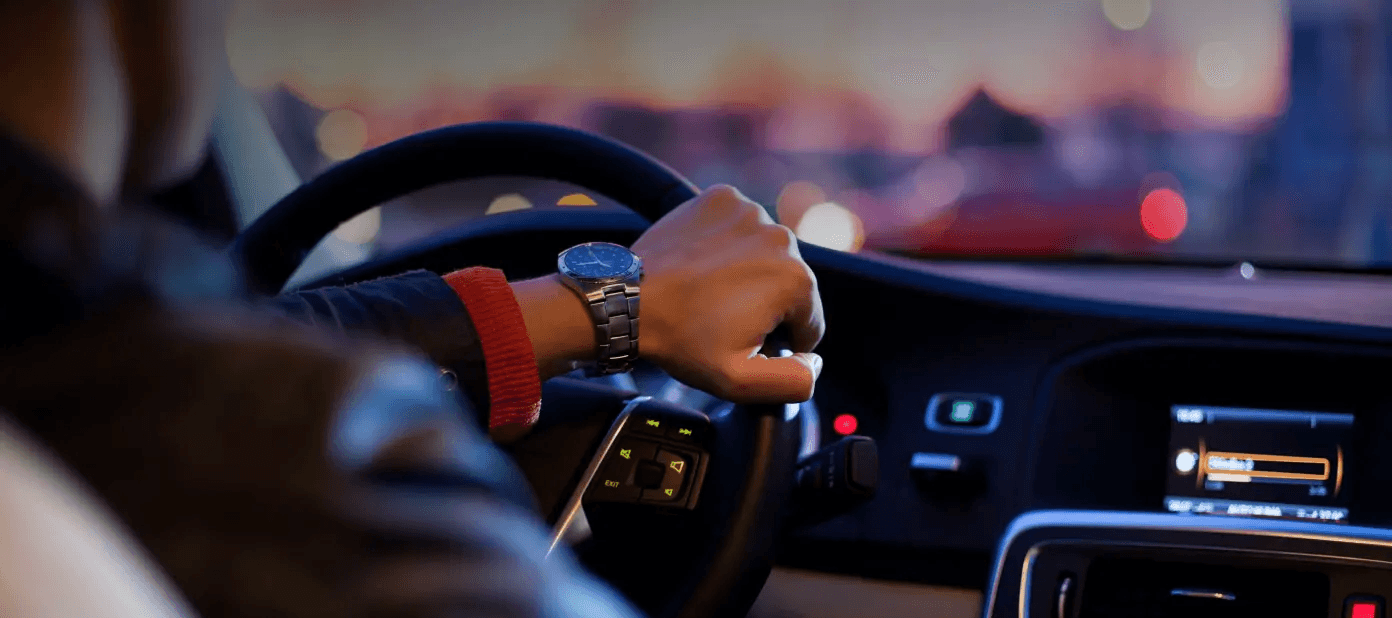 Driver on the road